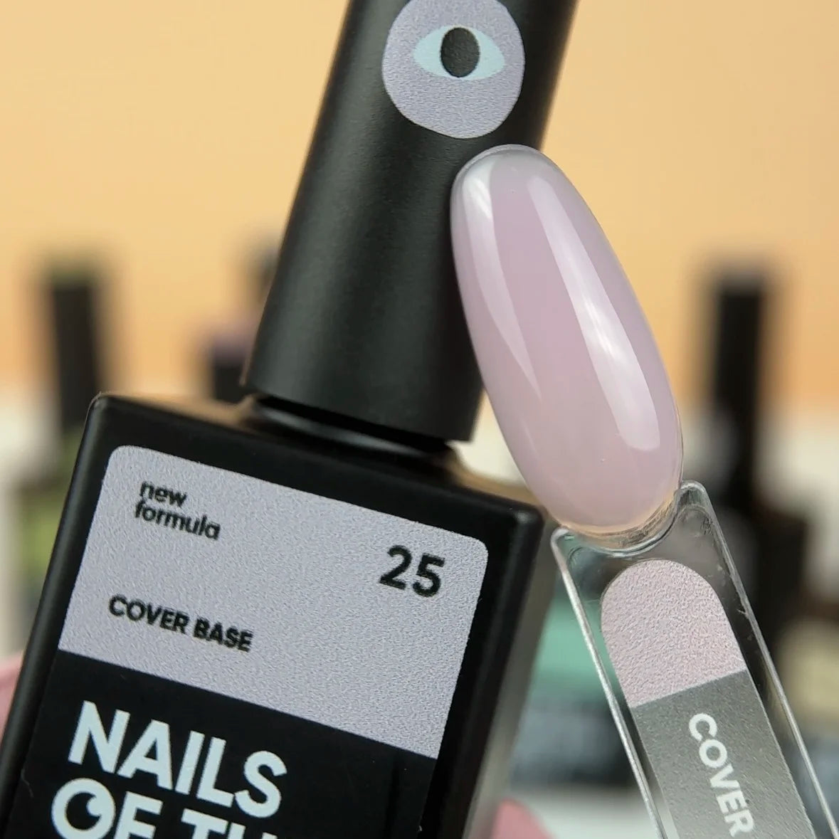 Nailsoftheday Cover base NEW Formula 25 - base camuflaje de color rosa suave, 10 ml