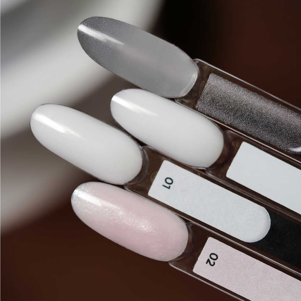 NAILSOFTHEDAY Polygel branco — Poligel branco de grão fino, 30 g