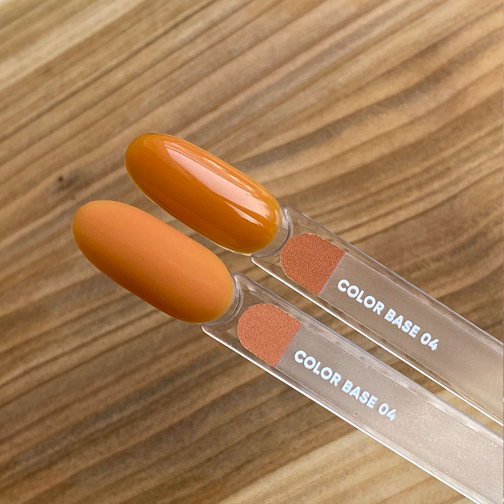 NAILSOFTHEDAY Base de cor 04 – base de cor para unhas (laranja cenoura), 10 ml