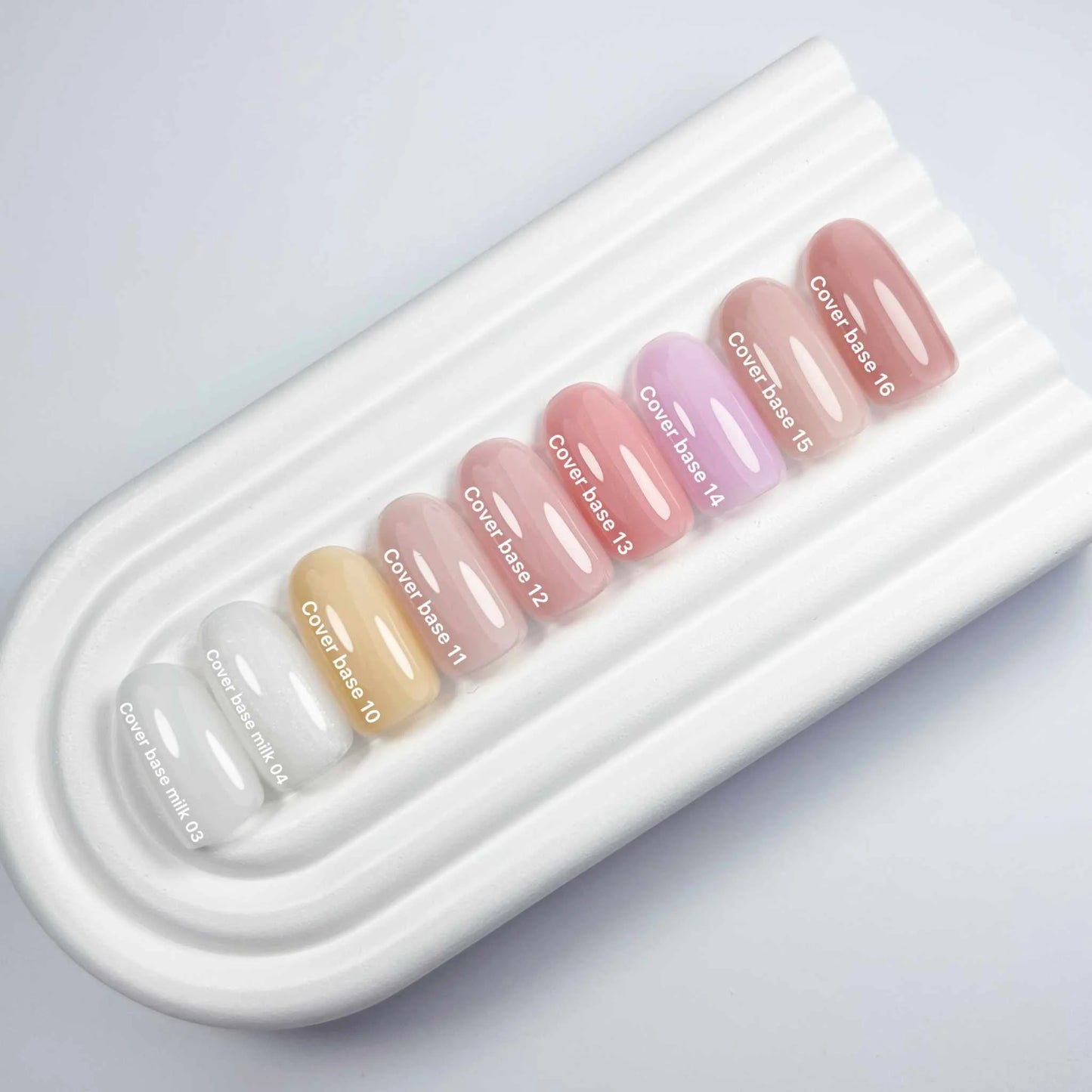 Nailsoftheday Cover Base NEW Formula Milk 03 — base camufladora lechosa semitransparente para uñas, 30 ml