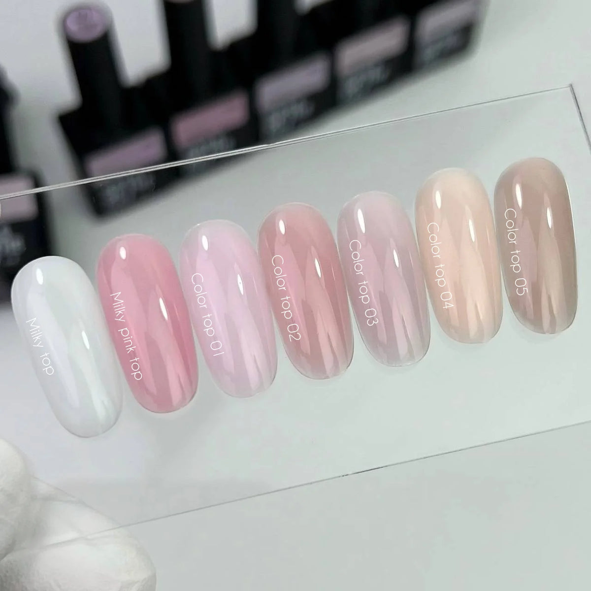 NAILSOFTHEDAY Milky top – gentle milky top without a sticky layer for nails, 10 ml