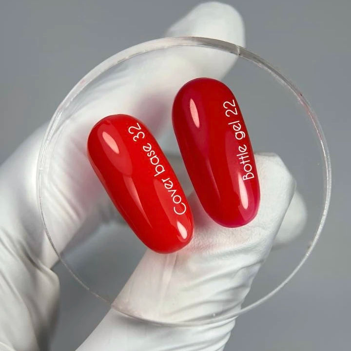 Nailsoftheday Cover Base NEW Formula 32 — Pigmented Classic Red Nail Base Coat, 10 ml