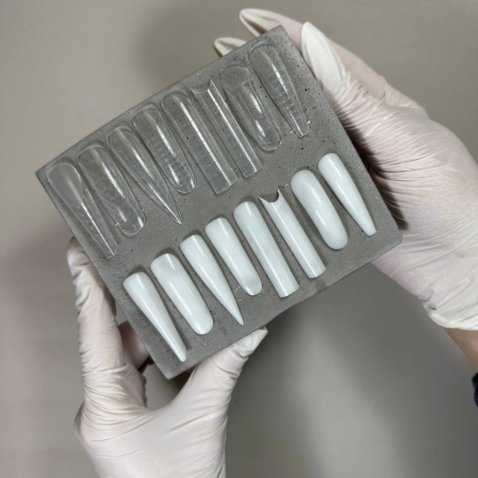 NAILSOFTHEDAY Dual Form Square (Type 5) — formas superiorestipo cadrado para uñas, 120 piezas