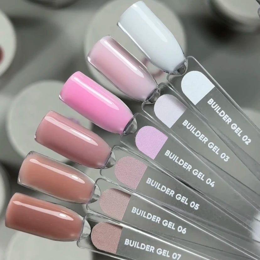 NAILSOFTHEDAY Builder Gel 03 — gel rosa suave para extensiones de uñas, 30 ml (Camouflage builder gel 02)