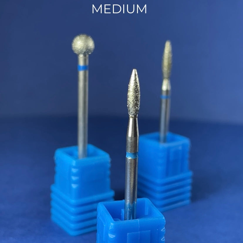 Cortador de bolas Nailsoftheday - Cortador de bolas de diamante azul, 5 * 4,8 mm.