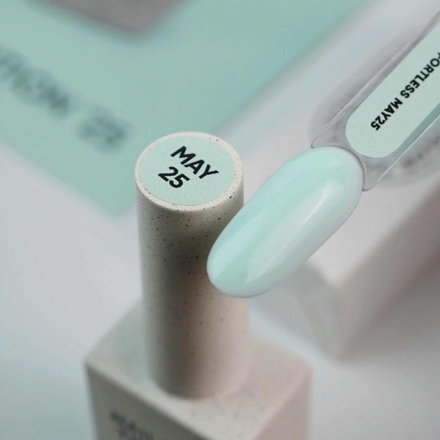 NAILSOFTHEDAY Color of the Month May 2025 – Effortless, A bleached, cool mint shade with one-coat coverage, 10 ml