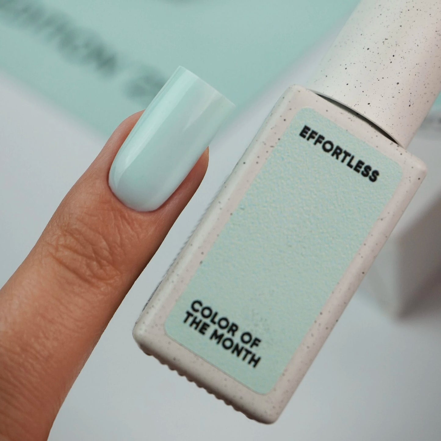 NAILSOFTHEDAY Color of the Month May 2025 – Effortless, A bleached, cool mint shade with one-coat coverage, 10 ml