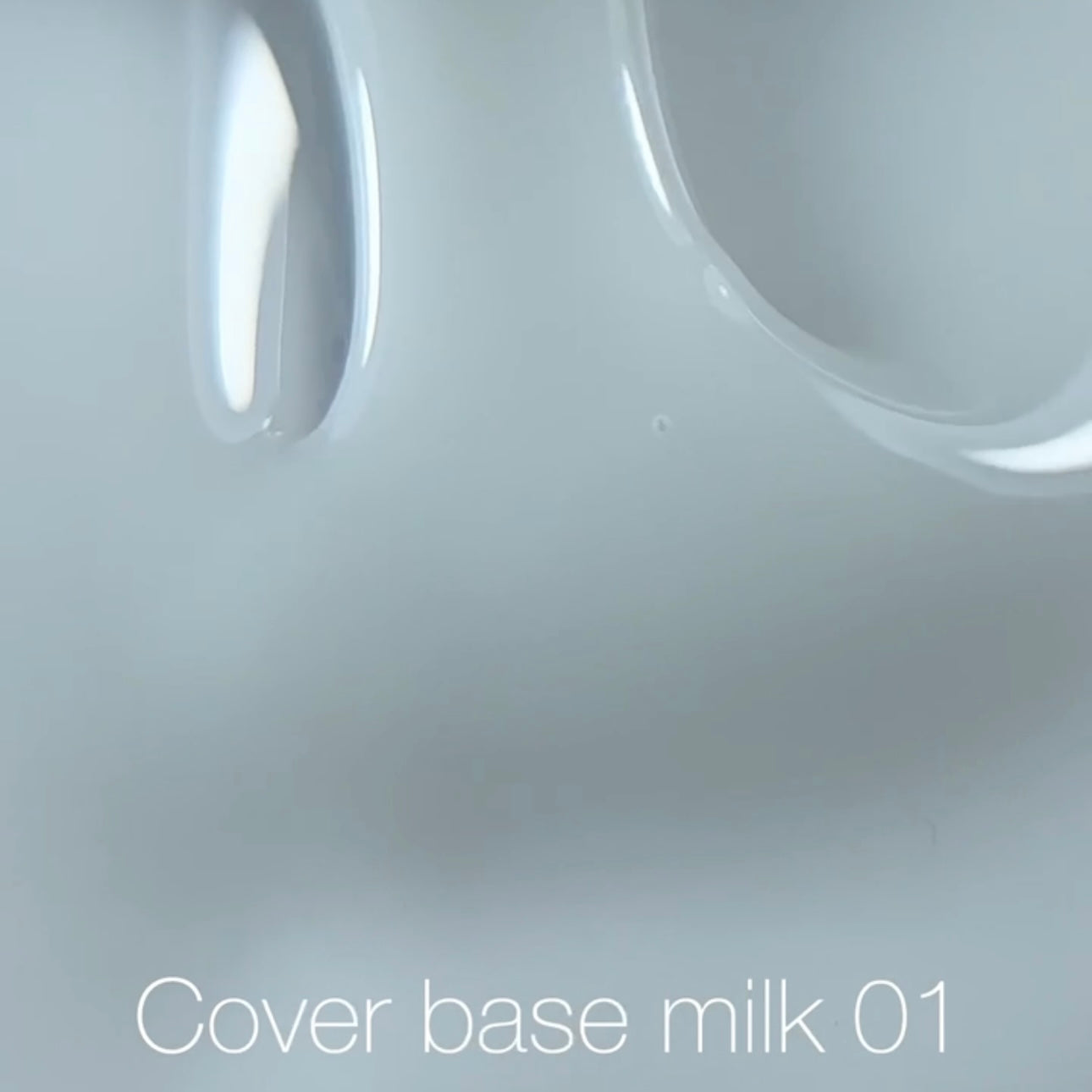 Nailsoftheday Cover base NEW Formula milk 01 — translucent cold-milk camouflage base coat for nails, 10 ml