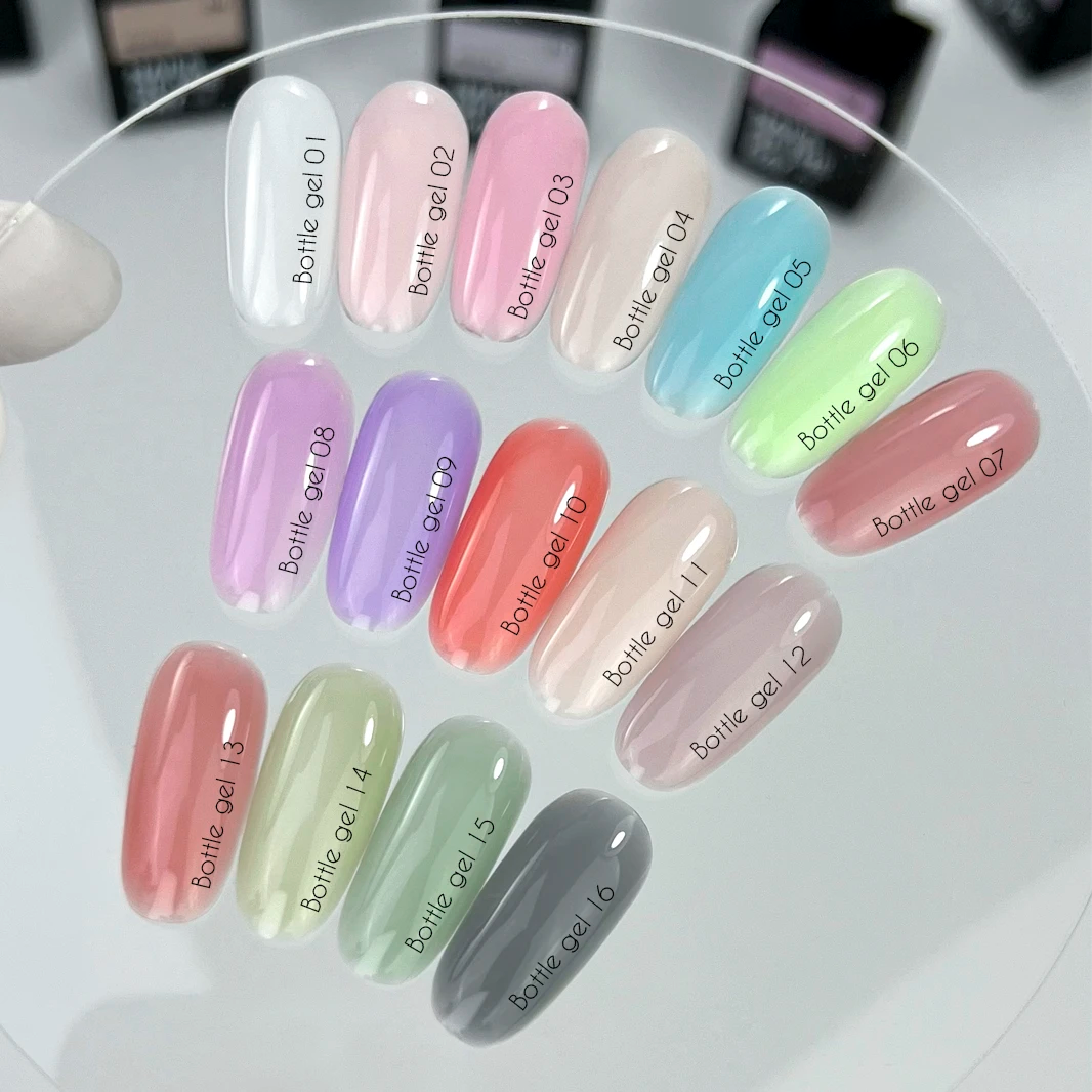 NAILSOFTHEDAY Bottle Gel 16 – Gel Ultrafuerte, 30 ml