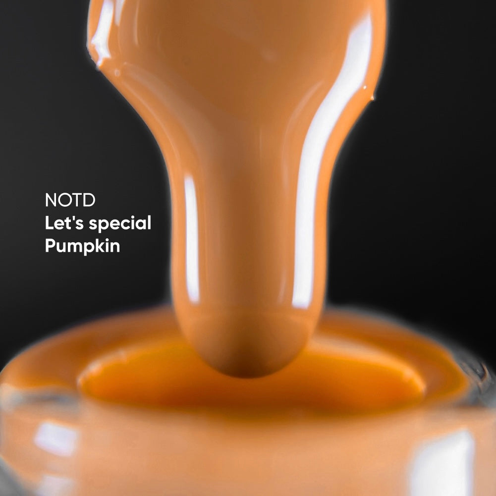 NAILSOFTHEDAY Let's special Pumpkin — гарбузовий гель–лак для нігтів, що перекриває в один шар, 10 мл