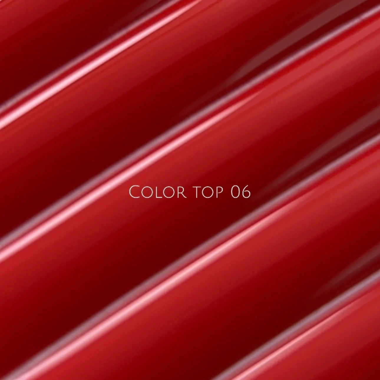 NAILSOFTHEDAY Color Top 06 — classic, rich red top coat without a sticky layer for nails, 10 ml.