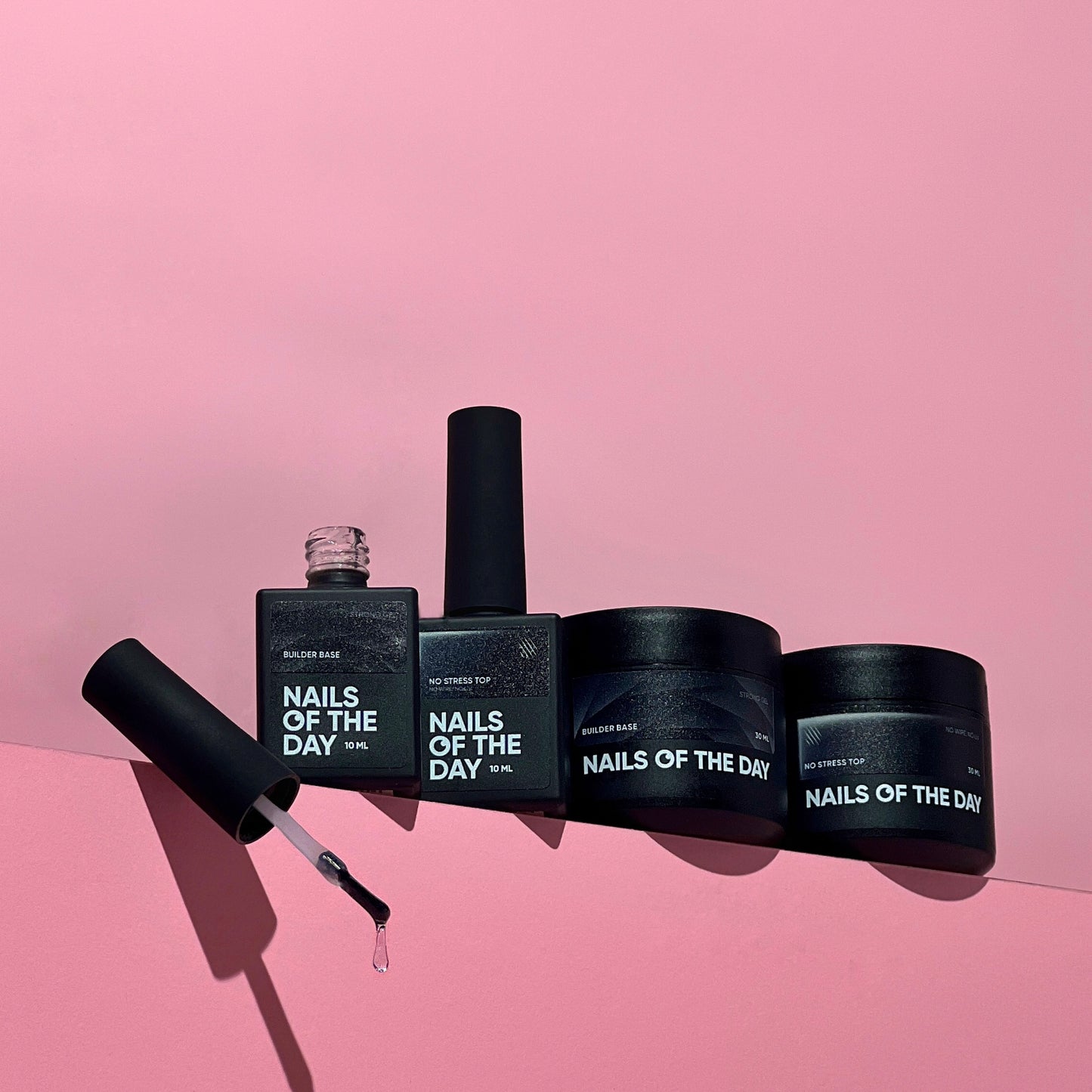 NAILSOFTHEDAY Builder Base Strong Gel – gel base costruttore per unghie, perfetto come fondamento per materiali duri nella ricostruzione, 30 ml