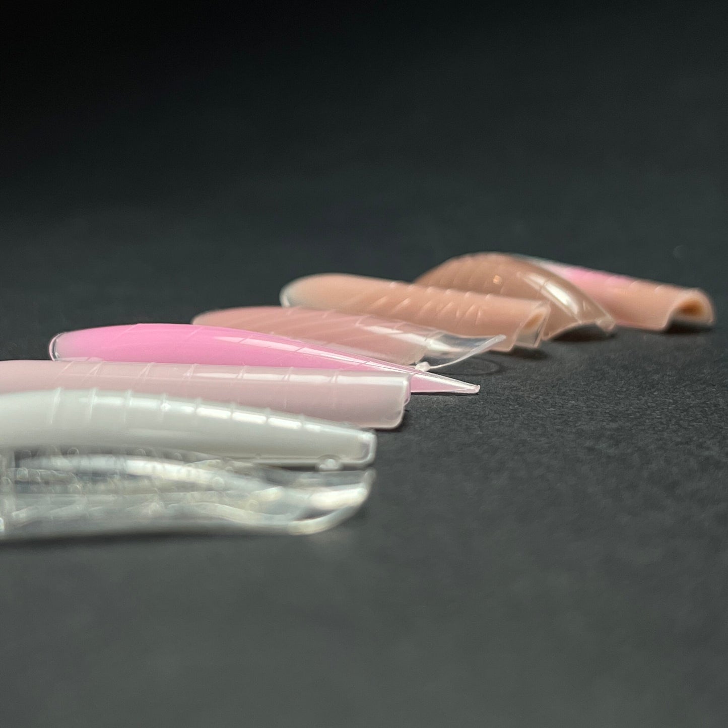 NAILSOFTHEDAY Dual Form Ballerina (Type 8): formas ruperiores estilo bailarina para uñas, 120 piezas