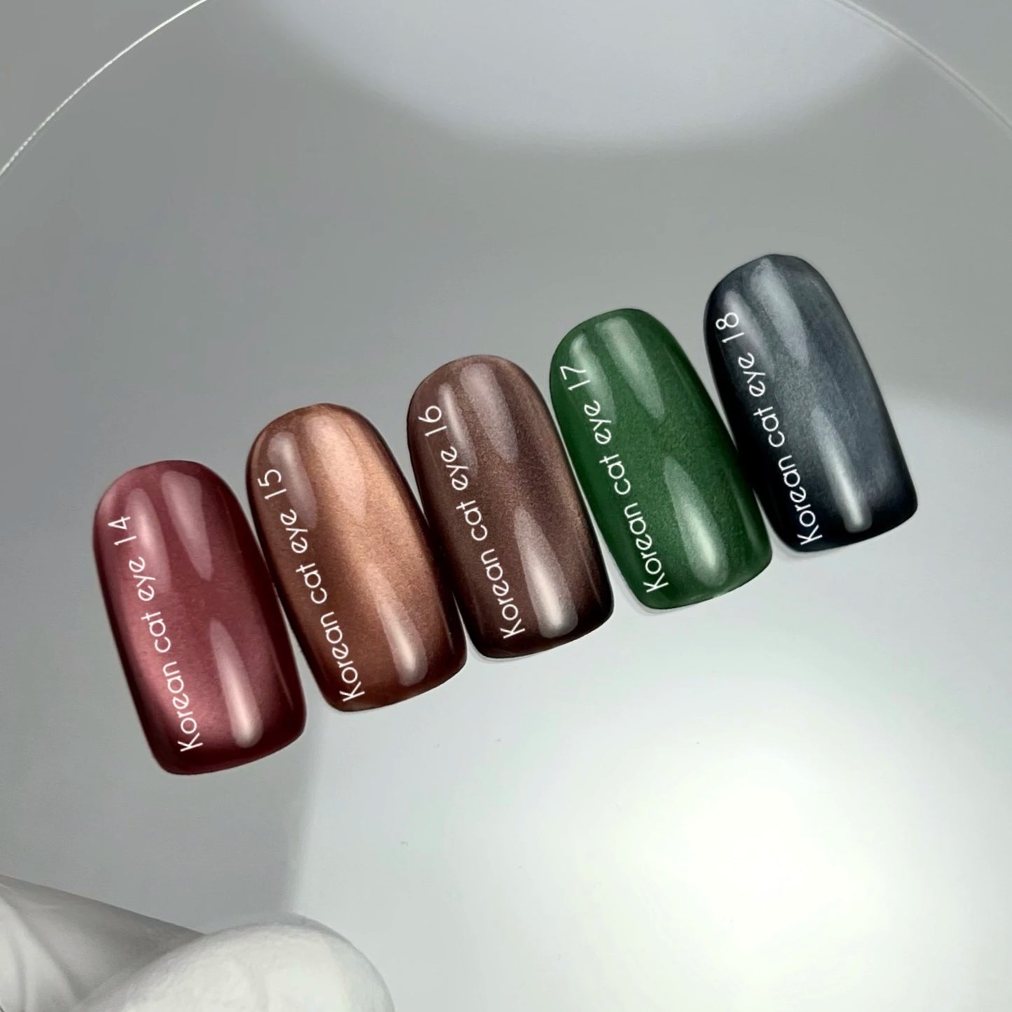 NAILSOFTHEDAY Korean Cat Eye 16 – brown cat eye gel polish, 10 ml.