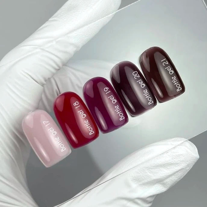 NAILSOFTHEDAY Bottle Gel 19 – gel ultrafuerte burdeos, 10 ml