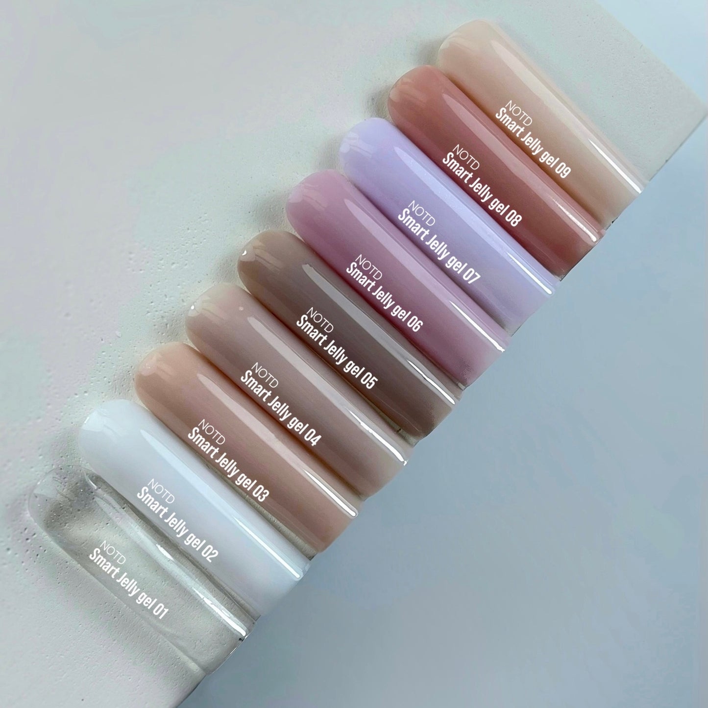 NAILSOFTHEDAY Smart Jelly gel 06 — gel ricostruttivo viola-rosa per unghie, 15 g