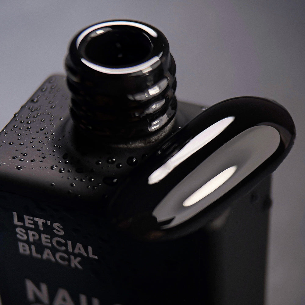 NAILSOFTHEDAY Let's special Black — um verniz gel preto especial sobreposto numa camada, 10 ml