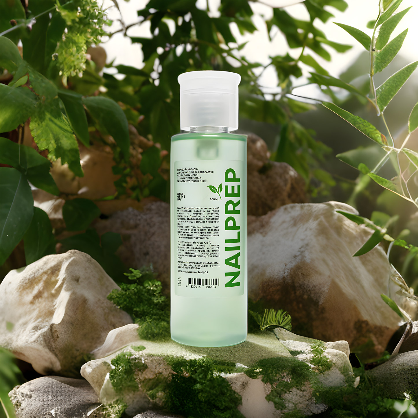NAILSOFTHEDAY Nail Prep - produto profissional para desengordurar e desidratar unhas naturais com ação antibacteriana e antifúngica, 200 ml