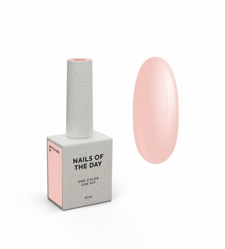 NAILSOFTHEDAY Bouteille gel 04 – gel super fort (beige lait), 10 ml