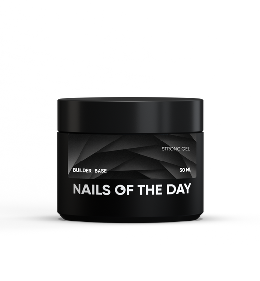 NAILSOFTHEDAY Builder Base Strong Gel – gel base costruttore per unghie, perfetto come fondamento per materiali duri nella ricostruzione, 30 ml