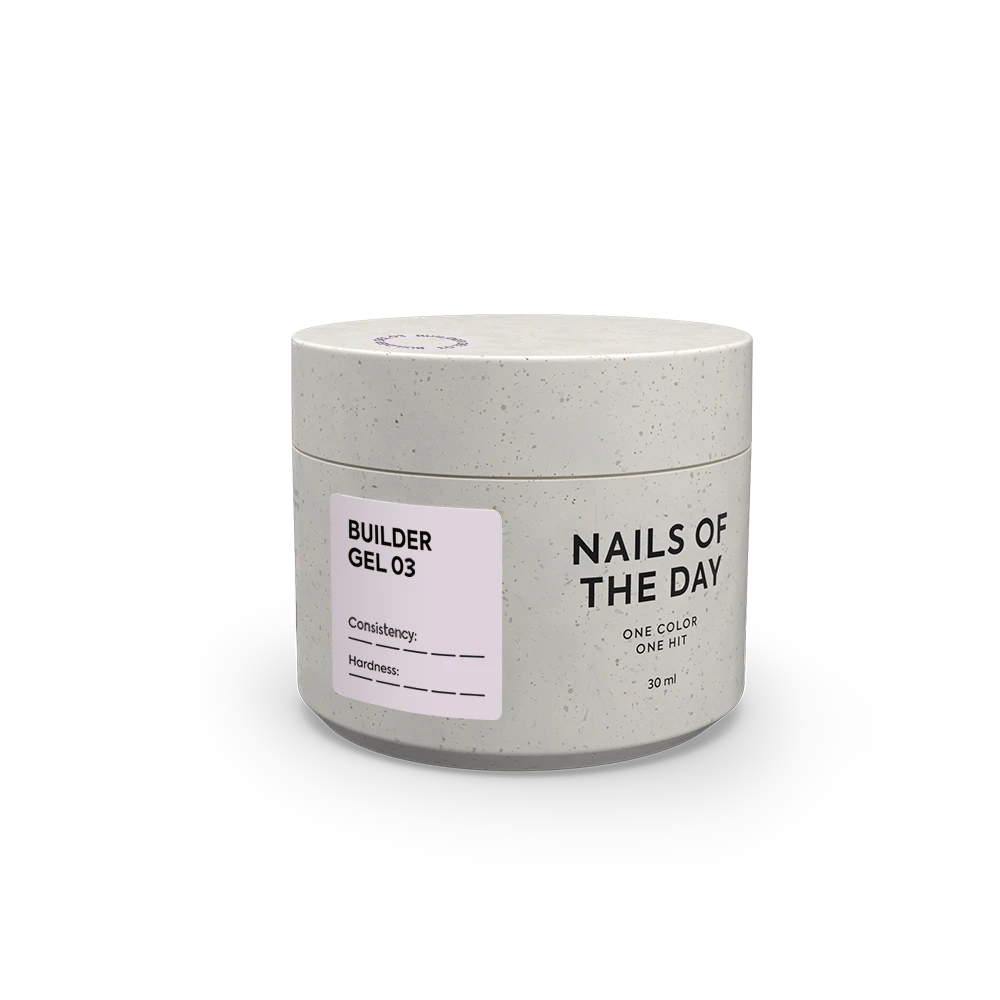 NAILSOFTHEDAY Builder Gel 03 — gel rosa suave para extensiones de uñas, 30 ml (Camouflage builder gel 02)