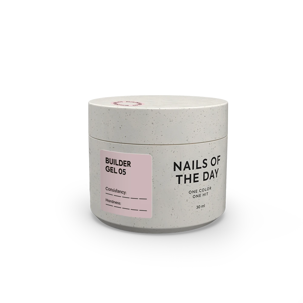 NAILSOFTHEDAY Builder Gel 05 — gel nude para extensão de unhas, 30 ml (Camouflage builder gel 04)