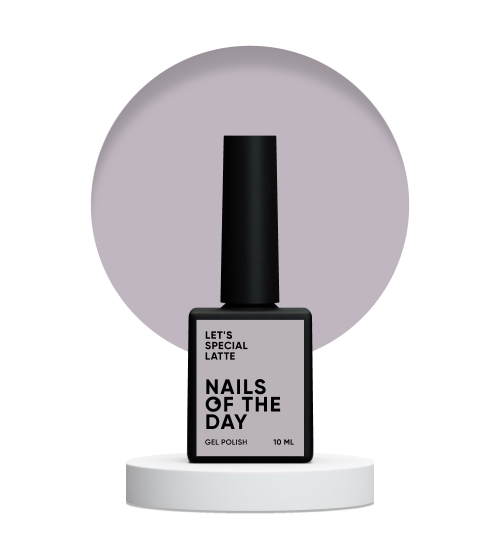 NAILSOFTHEDAY Let's Special Latte — esmalte semipermanente de uñas beige-caramelo que cubre una capa, 10 ml