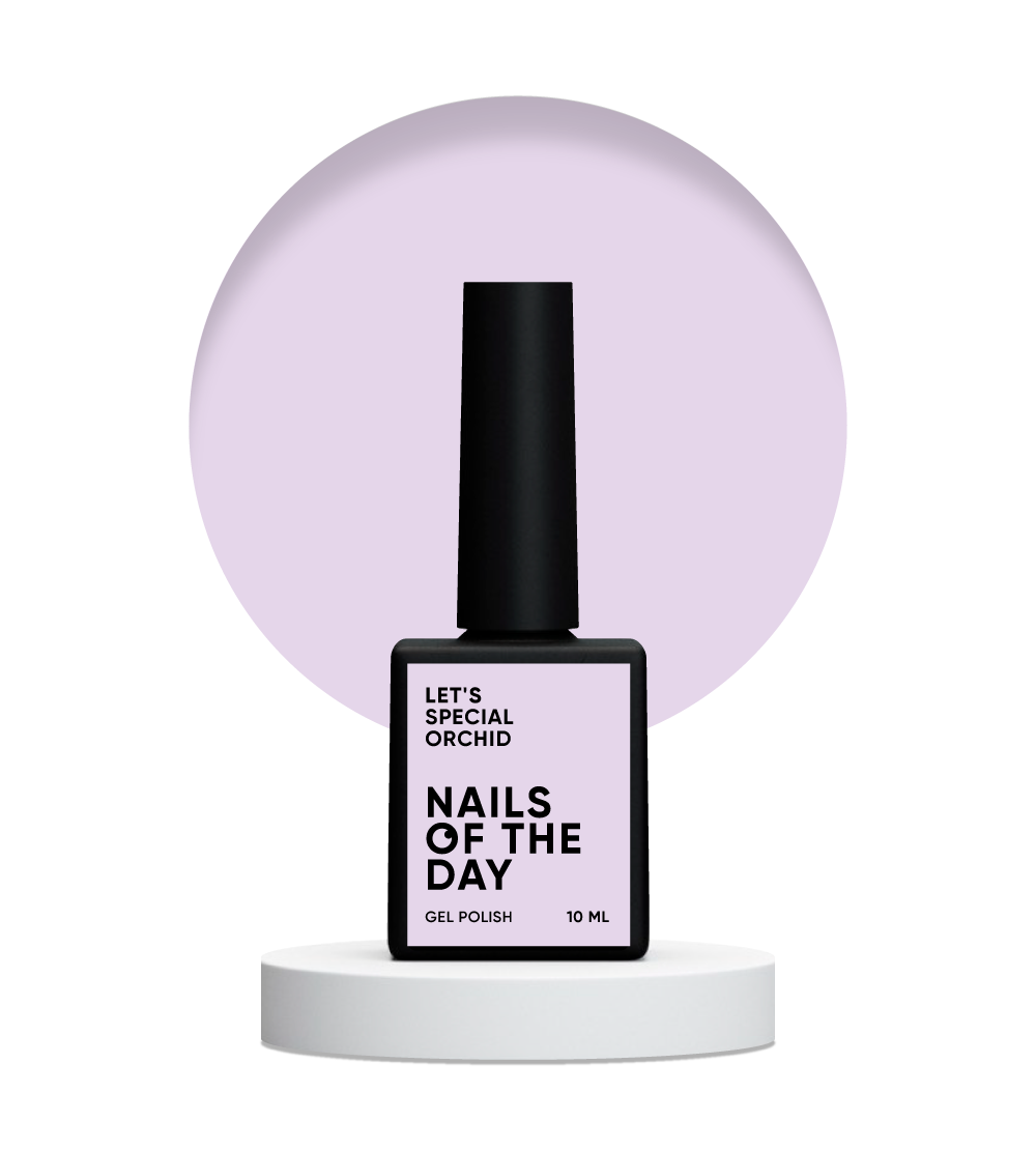 NAILSOFTHEDAY Let's Special Orchid — esmalte semipermanente de uñas beige-rosa que cubre una capa, 10 ml