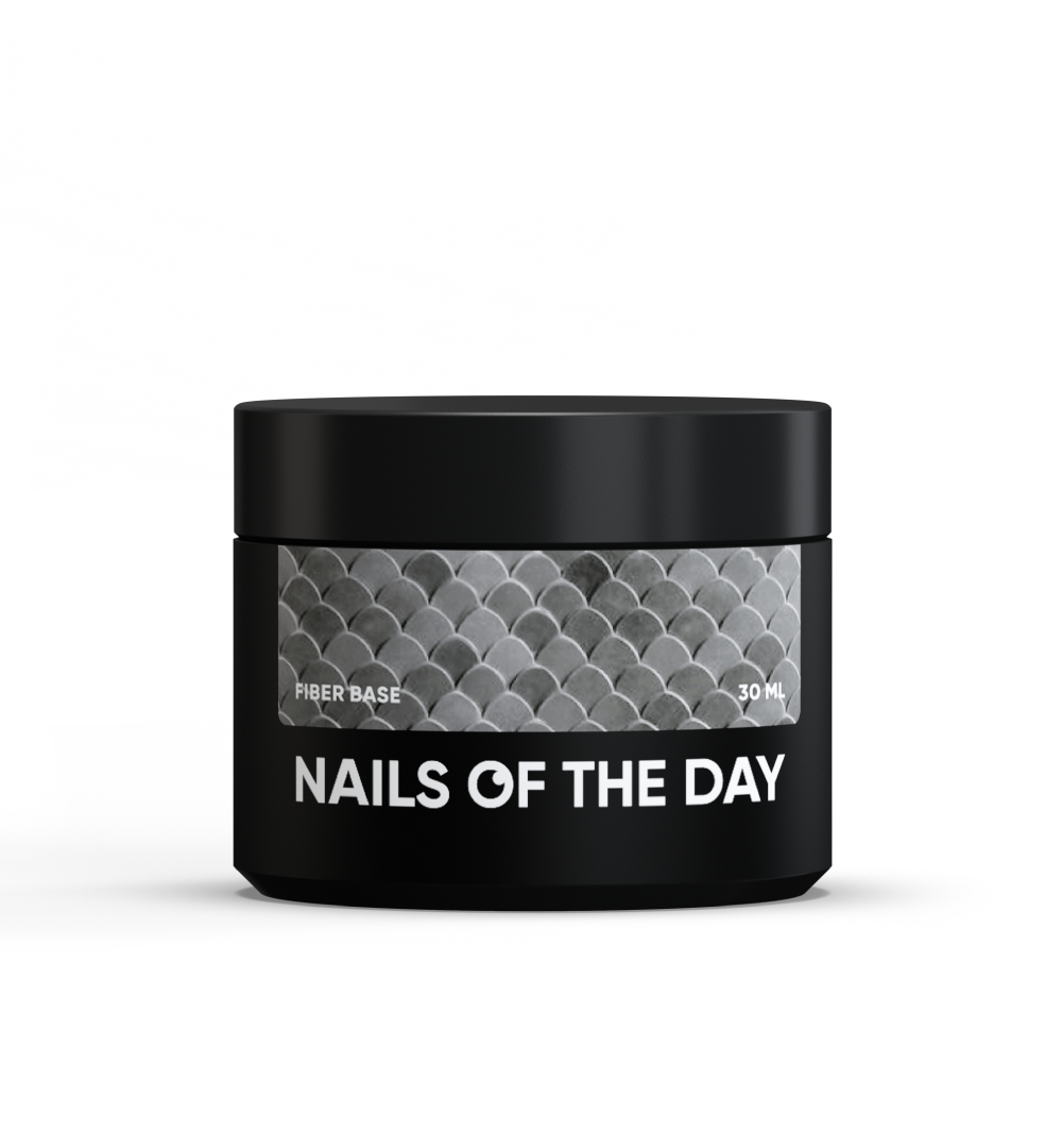 NAILSOFTHEDAY Fiber base – base para uñas con fibras de nailon, 30 ml