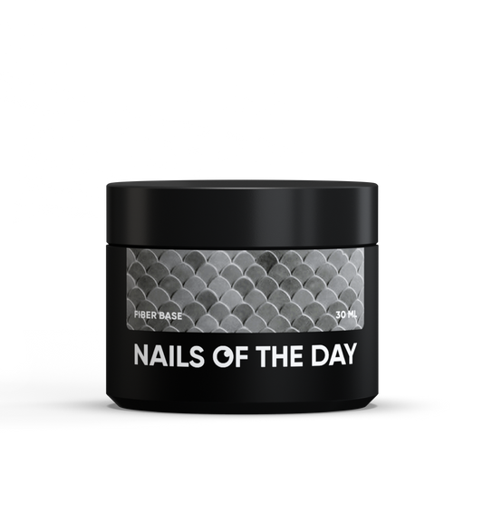 NAILSOFTHEDAY Fiber base – base per unghie con fibre di nylon, 30 ml