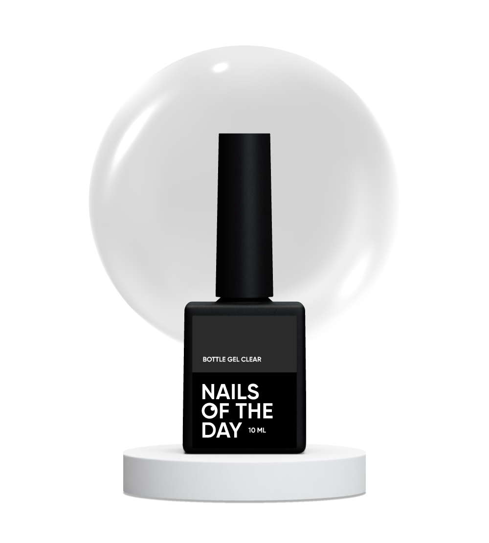 NAILSOFTHEDAY Bottle gel clear – gel transparente ultrafuerte, 10 ml