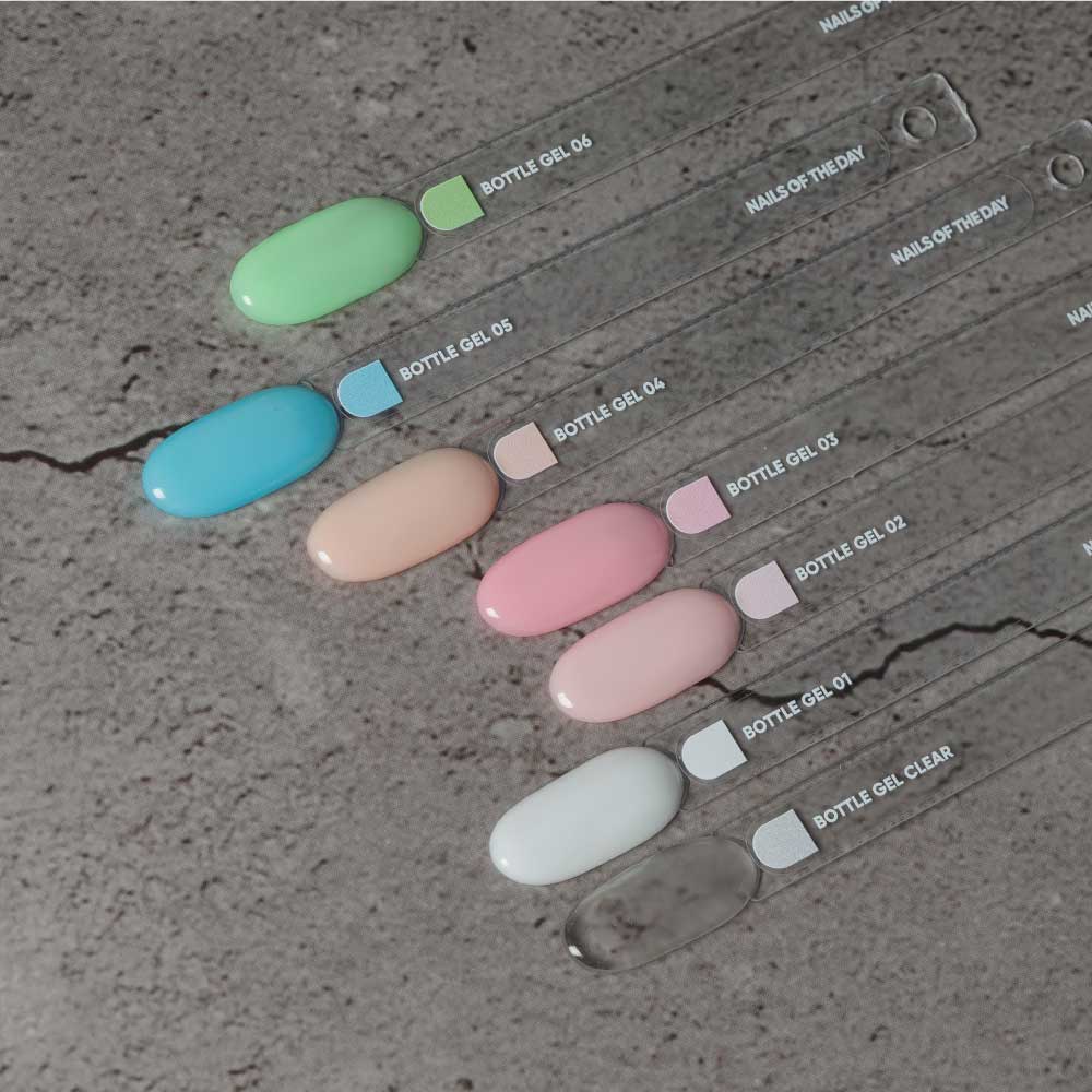 NAILSOFTHEDAY Frasco de gel transparente – gel ultra-forte transparente, 30 ml