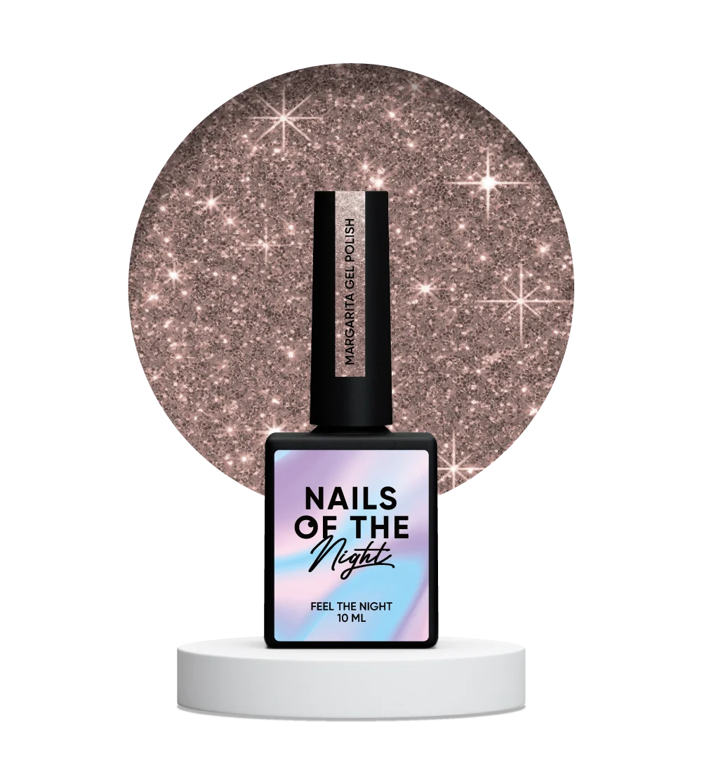 NAILSOFTHENIGHT Margarita gel polish: esmalte semipermanente nude rosado reflectante para uñas, 10 ml