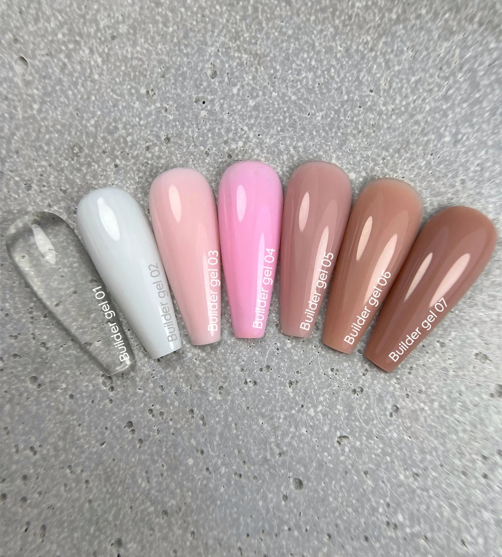 NAILSOFTHEDAY Builder Gel 05 — nude gel for nail extensions, 15 ml