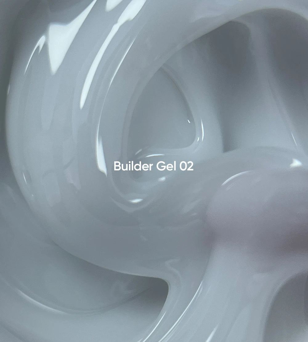 NAILSOFTHEDAY Builder Gel 02 — gel blanc laiteux pour extensions d’ongles, 30 ml
