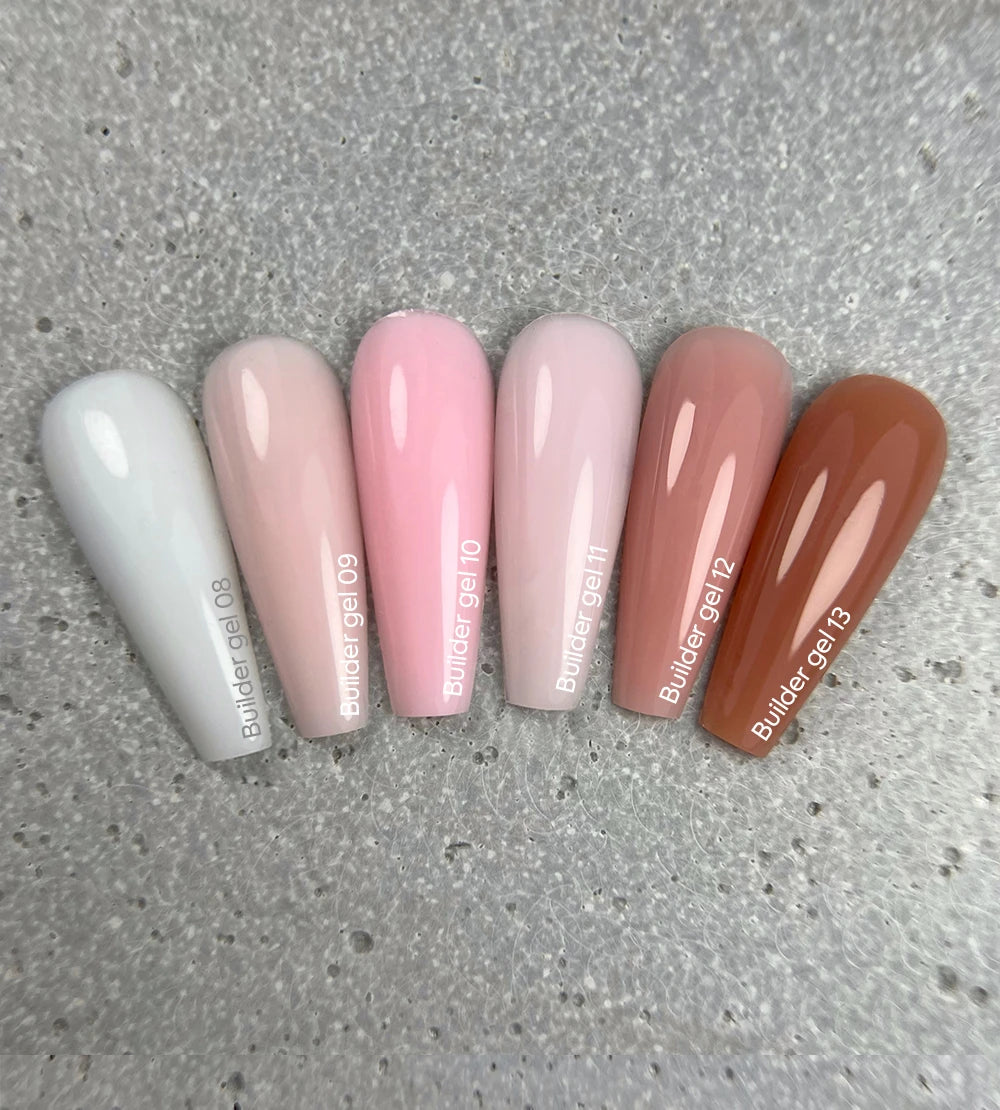 NAILSOFTHEDAY Builder Gel 10  — gel rosa para extensão de unhas, 15 ml