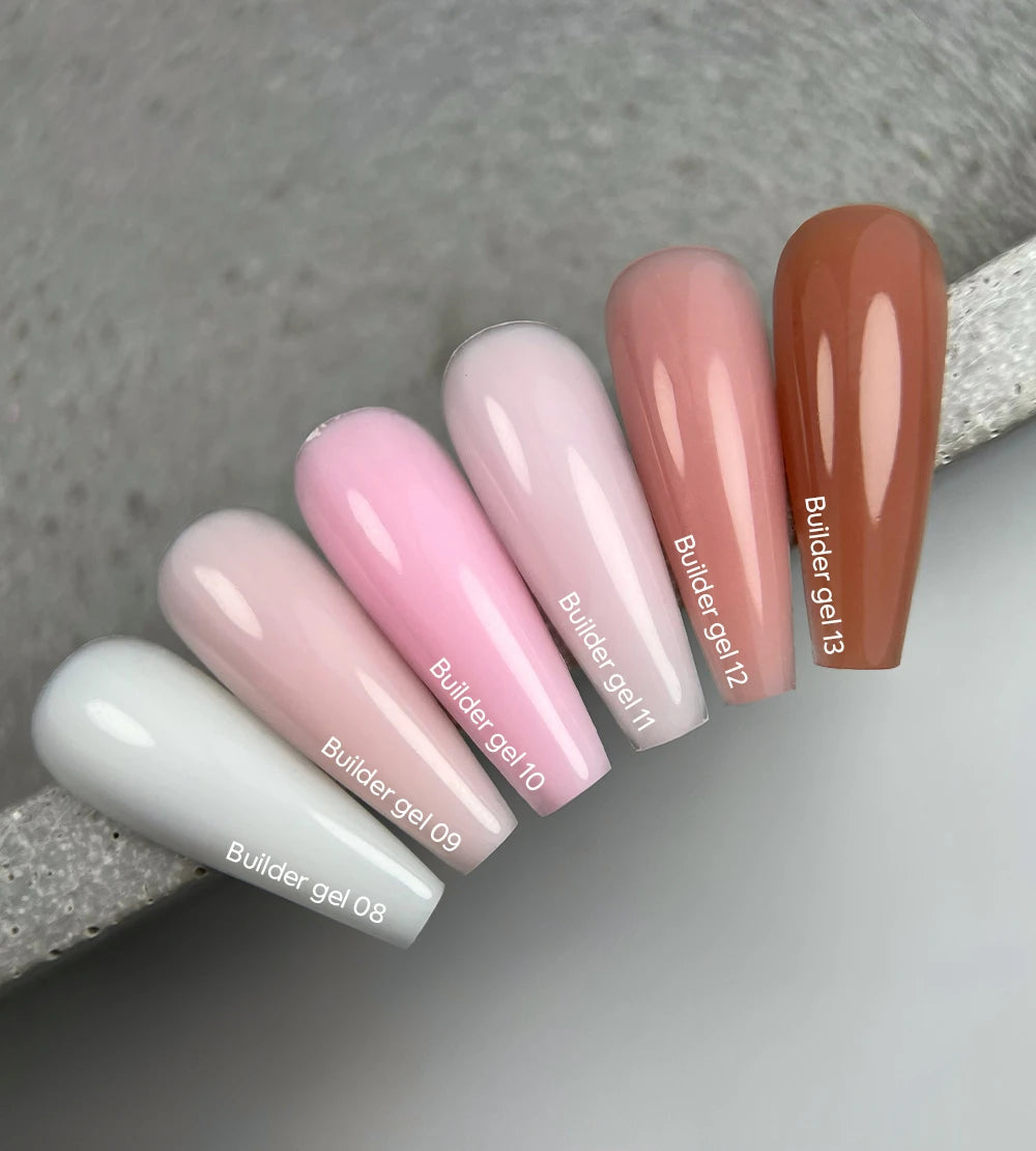 NAILSOFTHEDAY Builder Gel 10 — pink gel for nail extensions, 30 ml