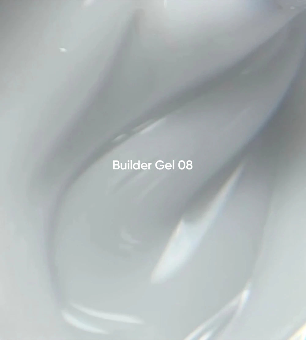 NAILSOFTHEDAY Builder Gel 08 — gel lattiginoso per allungamento unghie, 30 ml