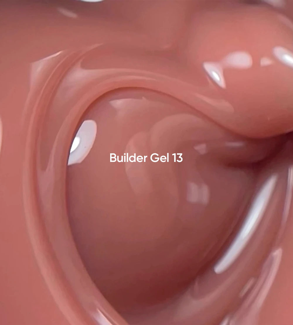 NAILSOFTHEDAY Builder Gel 13 — gel caramel foncé pour extensions d’ongles, 30 ml