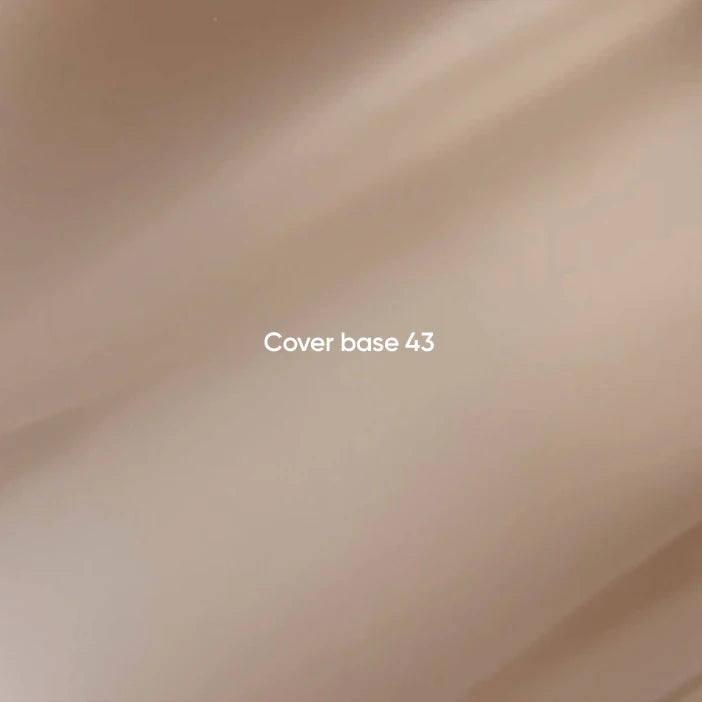 NAILSOFTHEDAY Cover Base 43 Light Pigment – lightly pigmented semi-transparent beige base coat for nails, 10 ml