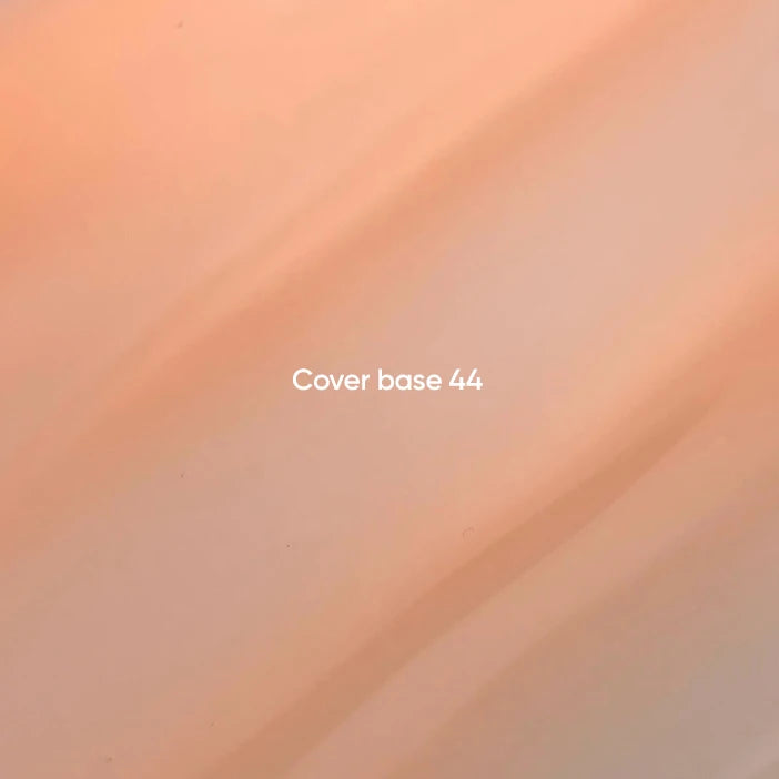 NAILSOFTHEDAY Cover Base 44 Light Pigment – base para uñas color melocotón semitransparente con pigmentación ligera, 10 ml