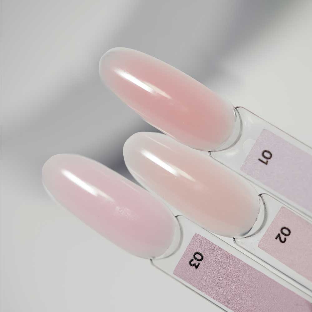 NAILSOFTHEDAY Polygel nude 03 — Polygel de grão fino rosa pálido, 30 g