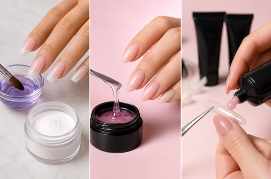 Acrílico vs Gel vs Polygel: ¿Cuál Elegir para tus Uñas?
