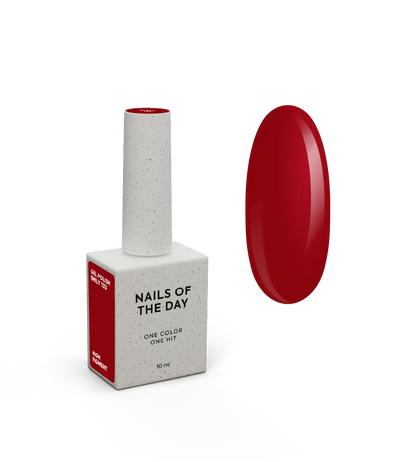 NAILSOFTHEDAY Let's Special Emily - Vernis à ongles gel monocouche rouge foncé 10 ml