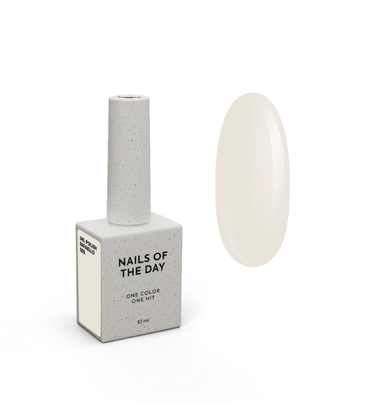 NAILSOFTHEDAY Vamos especial Rafaello - verniz gel creme de leite para cobertura de unhas numa camada, 10 ml