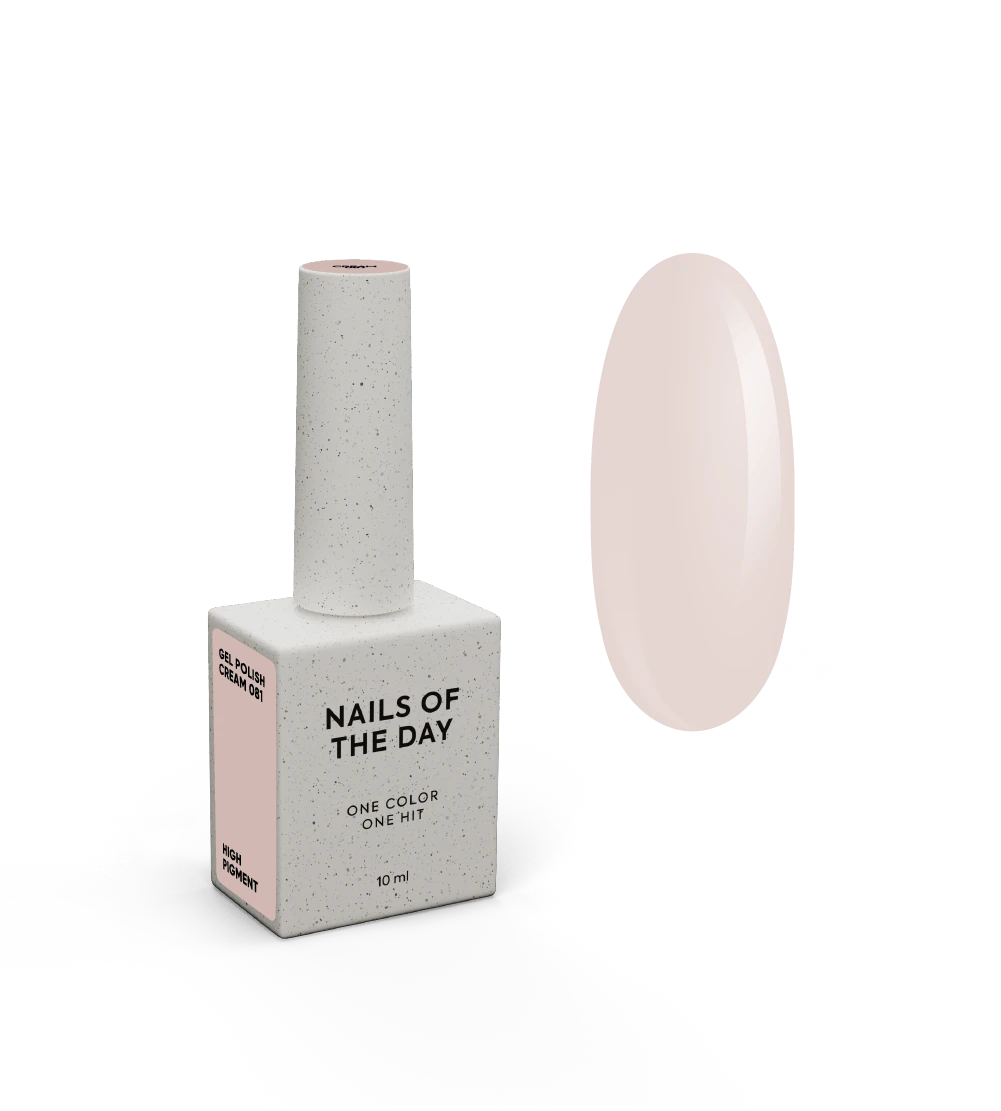 NAILSOFTHEDAY Let's Special Cream — gel-vernis crème pour ongles couvrant en une seule couche, 10 ml