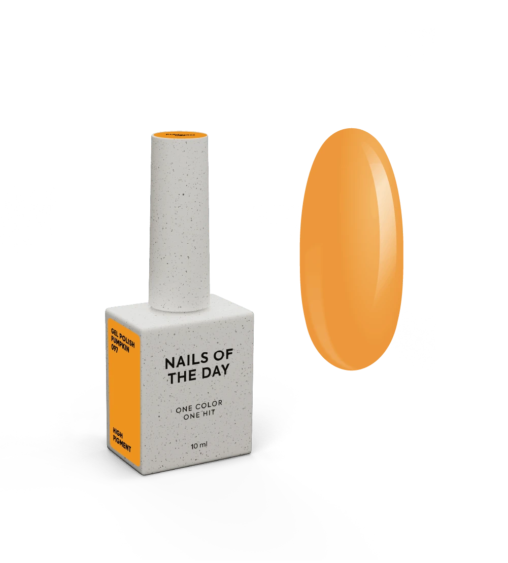 NAILSOFTHEDAY Let's Special Pumpkin — vernis gel citrouille pour ongles couvrant une couche, 10 ml