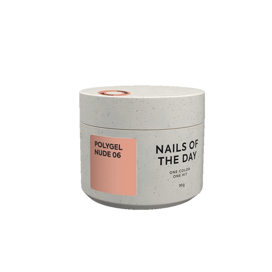 NAILSOFTHEDAY Polygel nude 06 — Polygel nude quente, 30 g