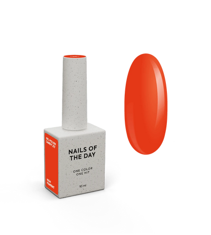 NAILSOFTHEDAY Let's Special Candy - un vernis gel corail saturé brillant spécial se chevauchant en une seule couche, 10 ml