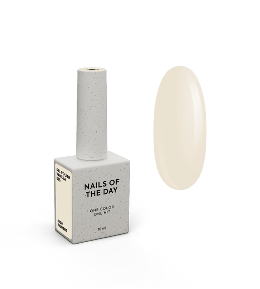 Nailsoftheday Let's Special Vanilla - Gel di gel di vaniglia Copertura in uno strato, 10 ml